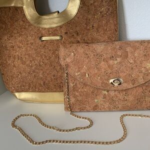 Hobo International Cork Tote with Shoulder Bag